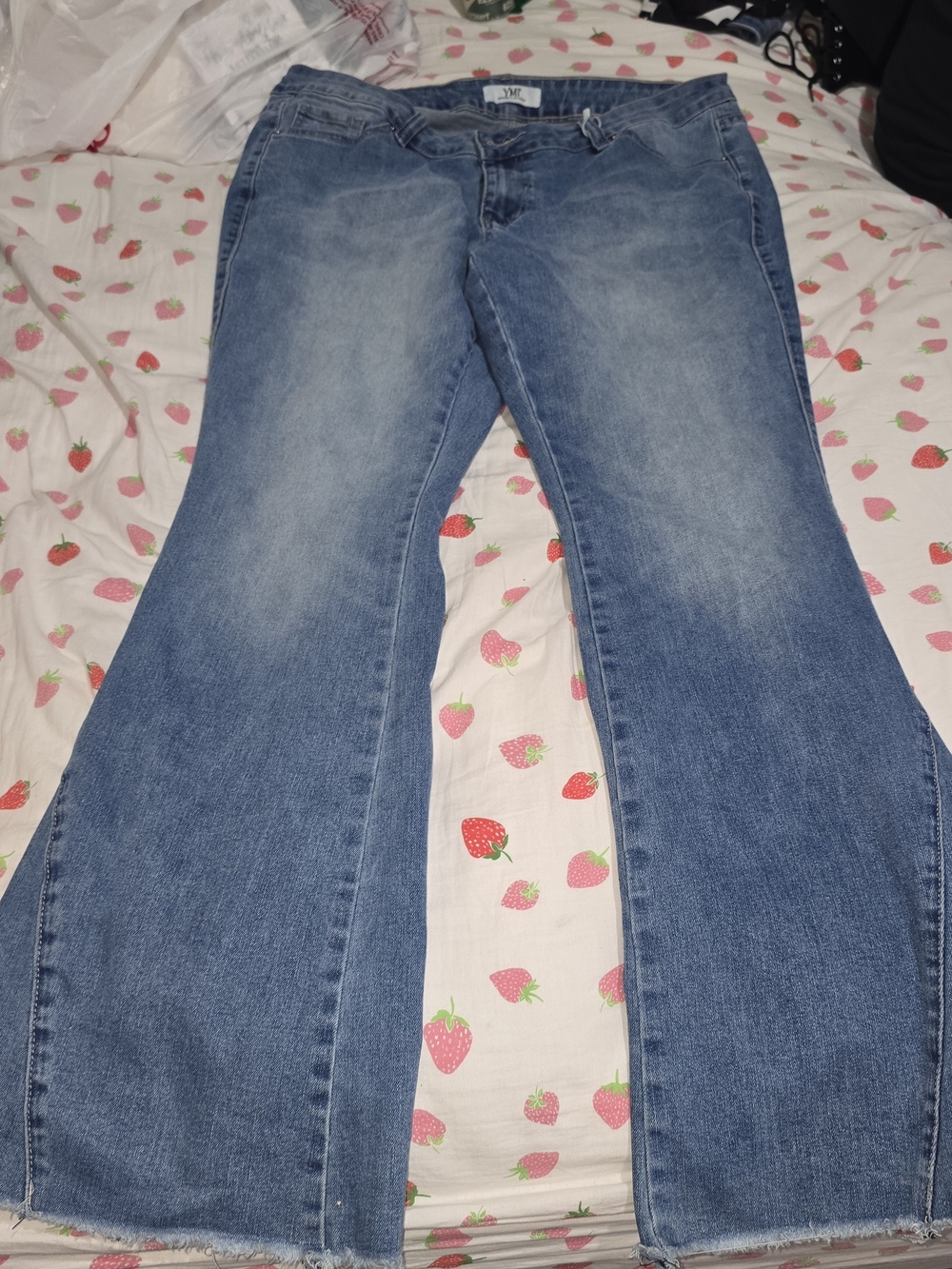 YMI Women's Blue Flare Jeans